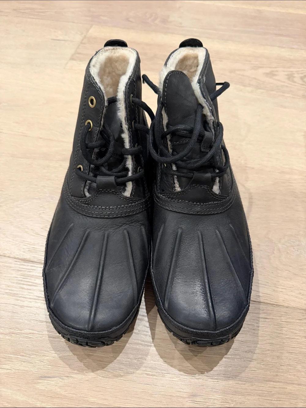 Cole Haan Black Air Vail Winter Boots Box Label